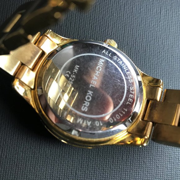 Unisex Michael Kors MK5259 - Gold Plated - Picture 3 of 8